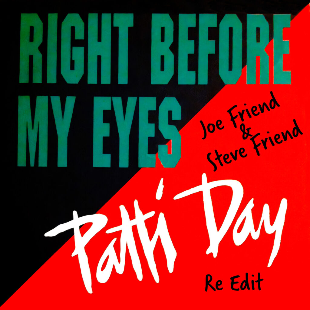patti day right before your eyes re-edit album cover artwork